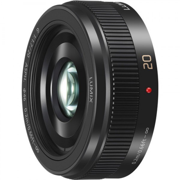 Panasonic Crop Φωτογραφικός Φακός Lumix G 20mm f/1.7 II ASPH Standard / Pancake για Micro Four Thirds (MFT) Mount Black