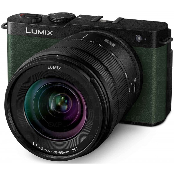 Φωτογραφική μηχανή mirrorless Full-Frame Panasonic Lumix S9 με φακό S 20-60mm f/3.5-5.6 Lens (Green)