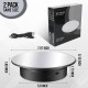 DIAT Large Turntable 360° Motorized Rotating Display Mirror Stand with USB for Photography