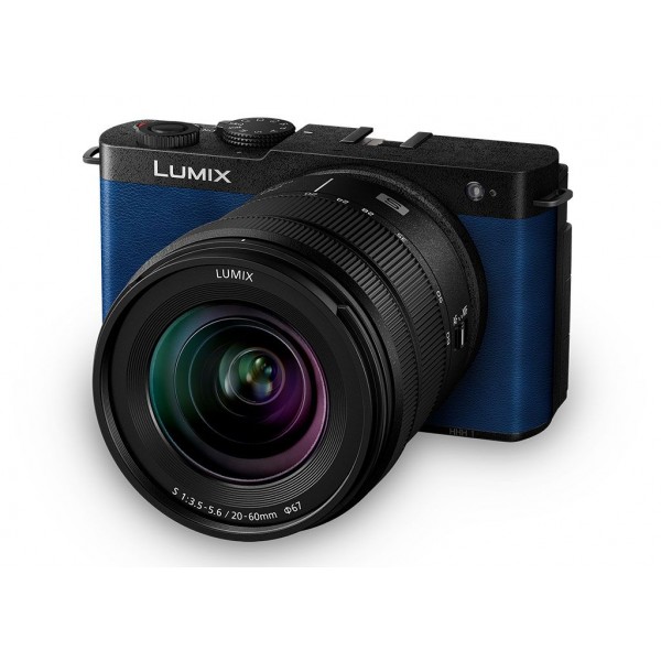 Φωτογραφική μηχανή mirrorless Full-Frame Panasonic Lumix S9 με φακό S 20-60mm f/3.5-5.6 Lens (Blue)