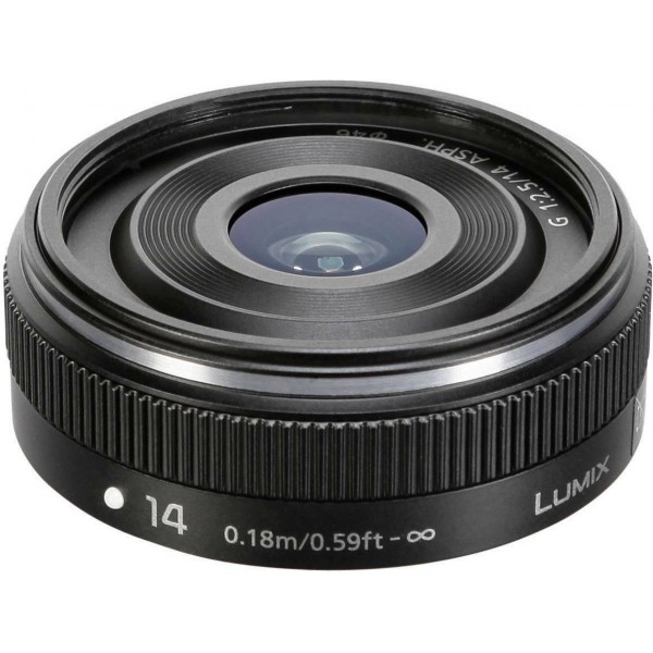 Panasonic Crop Lumix G 14mm f/2.5 II ASPH Standard / Pancake Micro Four Thirds (MFT) 