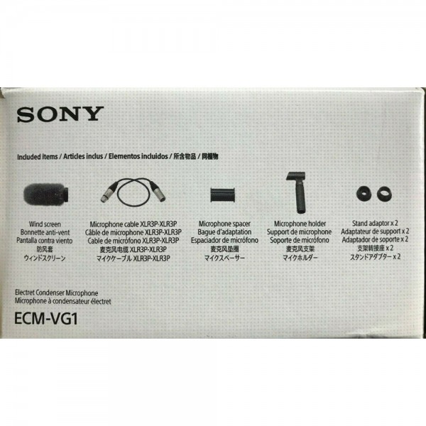 SONY ECM-VG1 XLR Κατευθυτικό Πυκνωτικό Μικρόφωνο