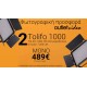 COMBO 2x Φωτιστικά LED TOLIFO 1000 CRI 95 με τροφοδοτικό (Bi Color 7.200 LM)