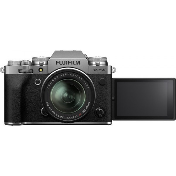 Fujifilm X-T4 Digital Camera Kit με XF 18-55mm F2.8-4 R LM OIS Lens (Silver) Φωτογραφική Μηχανή