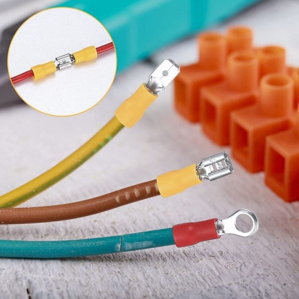 280pcs Aκροδέκτες Assorted Spade Terminals Insulated Cable Connector 