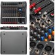 8 Channel Audio Mixer Console 48V Phantom w USB Bluetooth 