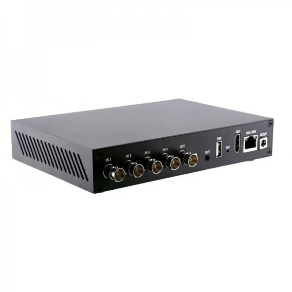 3G-SDI 4-Channel SDI Encoder 4K Decoder H.265/264 NDI SRT RTMP