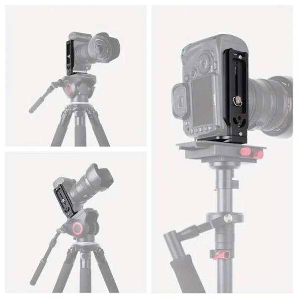 L Plate Aluminum Camera Bracket MPU-105L Vertical Photography 