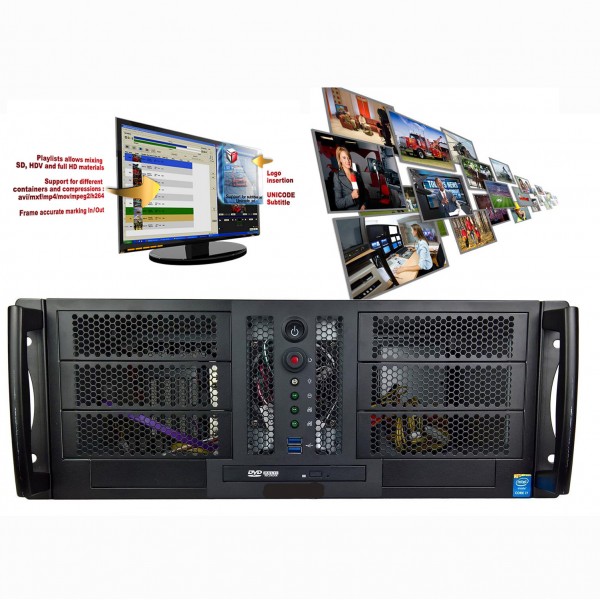 OUTLETVIDEO Broadcast Mobile TV Studio Vmix All in One (SDI or HDMI)