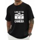 Μπλούζα Camera Graphic Print T-shirt - XL (Black Style 1)