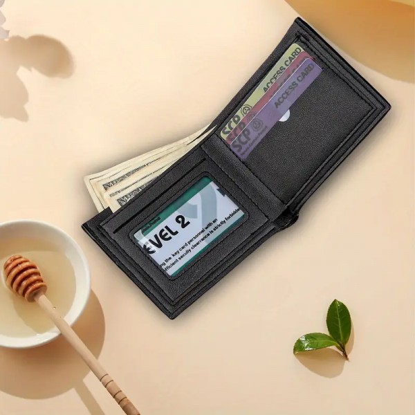 Ανδρικό Πορτοφόλι Faux Leather Wallet