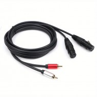 WOXLINE καλώδιο 0.3m XLR 3 Pin Male to Female Cable Cord 2M