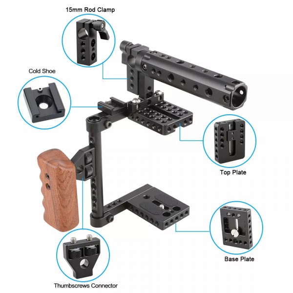 DIAT RX100L σταθεροποιητής κλωβός κάμερας 