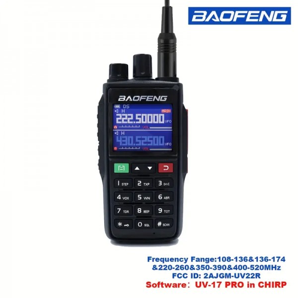 Baofeng 5W Air-band UV-22 Walkie Talkie With NOAA For Hiking