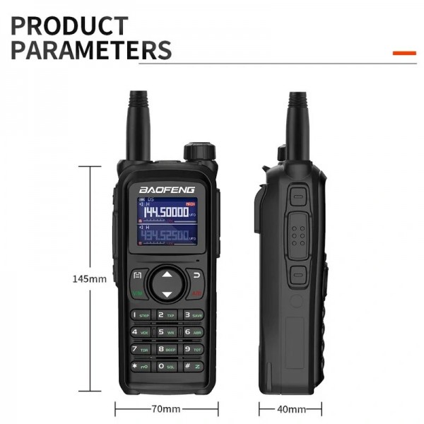 Ασύρματος Πομποδέκτης 10W Baofeng UV-28 999 CH Walkie Talkie UHF/VHF (All Band)