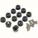 12 Rubber Foot Mat w Screws Effective Isolation of Noise