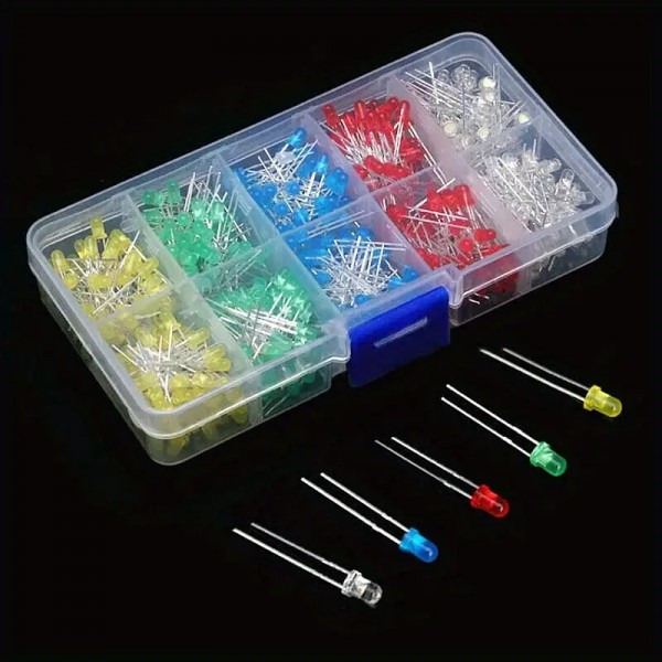 100 Τεμ. LED Diodes Assorted w Box