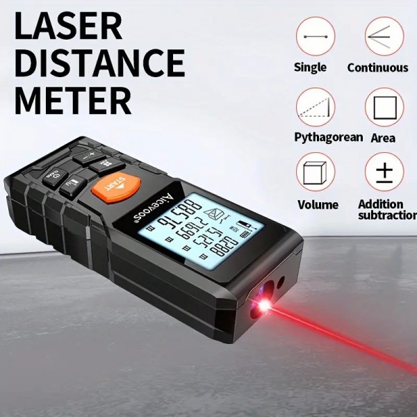 Digital Laser Rangefinder 50M Distance Meter Trena 