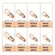 140pcs Wire Lug Connector Ring, SC6-25 Copper Connectors, Bare Cable Electric Crimp