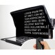 Professional TeleprompterPad 14" glass w Remote 