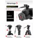 Τρίποδας Diat DT650 kit για βιντεοκάμερες & DSLR (Έως 5 κιλά)