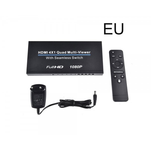 Επαγγελματικό Seamless Switcher HDMI 4X1 Quad Multi-Viewer Splitter