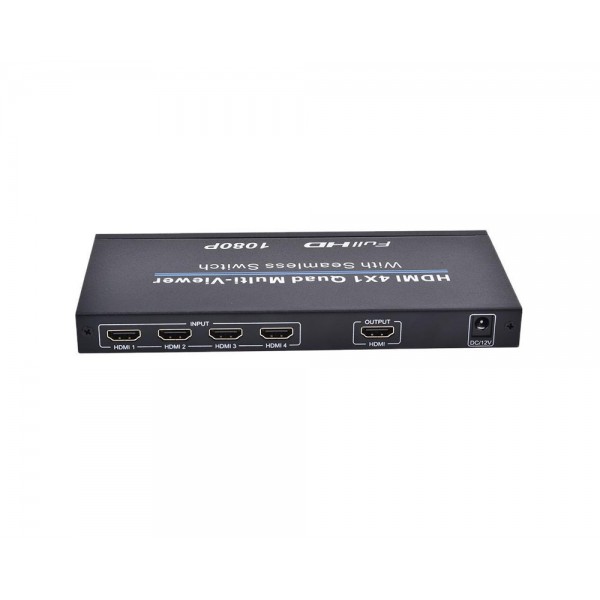 Επαγγελματικό Seamless Switcher HDMI 4X1 Quad Multi-Viewer Splitter