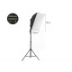 OutletVideo XL4 φωτιστικό Softbox με λάμπα κ τρίποδα (2700W-44.000 LM)