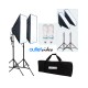 New Outletvideo "XL2" STUDIO KIT ALL IN ONE+ "XL" Havy Backdrop Kit (1350W – 22.000 Lumens)