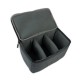 DSLR Black Dividers 2 Camera Lens Bag