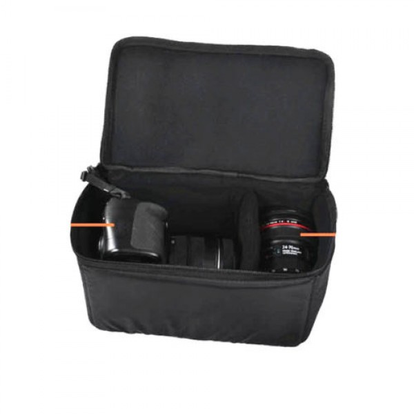 DSLR Black Dividers 2 Camera Lens Bag