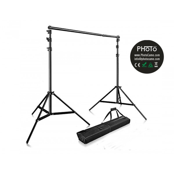 OutletVideo XL12 ολοκληρωμένο σετ φωτιστικών Softbox με XL Havy Backdrop Kit (8100W - 132.000 Lumens)