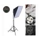 Σετ φωτισμού OutletVideo XL12 Softbox Kit με φωτογραφικό τραπέζι Still life 2m x 1m