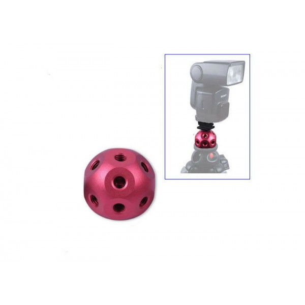 Metal Magic Ball-14×3/8" Adapter Screw Hole f Camera Tripod Head