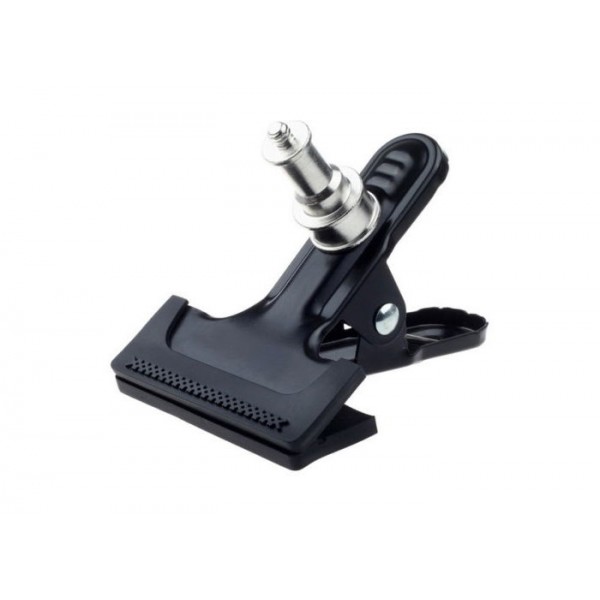 Μεταλλικός φωτογραφικός αντάπτορας Clip Clamp Light Stand 1/4"Screw