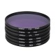 Σετ 6 φίλτρων 72mm UV+CPL+FLD+ND2+4+8 με αξεσουάρ (Όλα σε ένα)