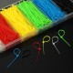 900pcs Wrap Cameras Cable Strap Zip Ties with Box