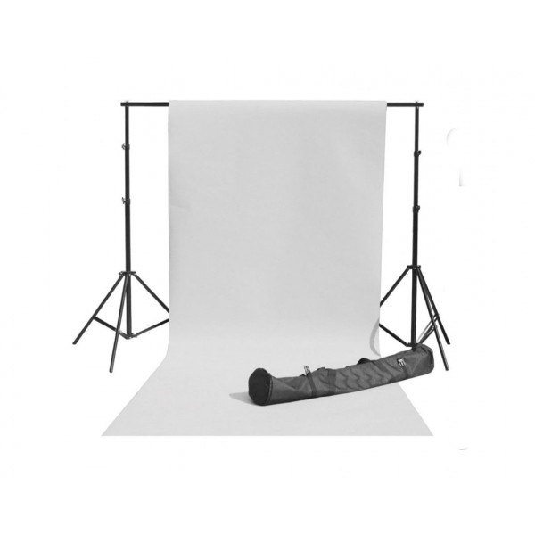 New Outletvideo "XL2" STUDIO KIT ALL IN ONE+ "XL" Havy Backdrop Kit (1350W – 22.000 Lumens)