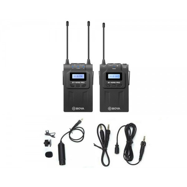 Ασύρματο kit μικροφώνου πέτου BOYA BY-WM8 PRO-K1 (Dual Receiver+1 Transmitter)