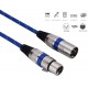 WOXLINE καλώδιο 0.3m XLR 3 Pin Male to Female Cable Cord