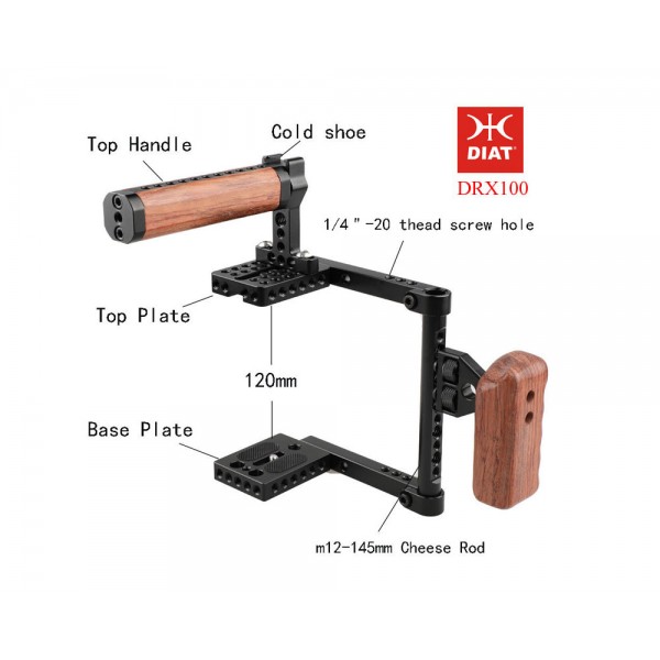 DIAT DRX100 Universal Handle Camera Cage (Right hand)