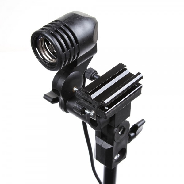 Dual Holder Lamp & Flash Umbrella Bracket