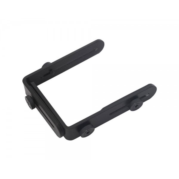 Double L-shaped Bracket Holder Mount for Camera & Flash