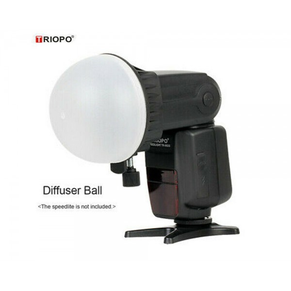 Speedlite Modifier Kit with Mount Adapter+Diffuser Ball+Reflector