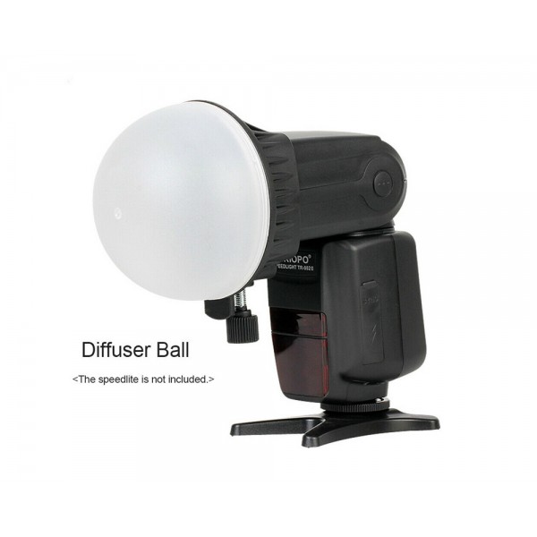 Speedlite Modifier Kit with Mount Adapter+Diffuser Ball+Reflector