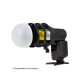 Speedlite Modifier Kit with Mount Adapter+Diffuser Ball+Reflector