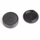 Body Cap + Rear Lens Cap Protective Cover Kit for Leica