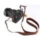 Crazy Horse Leather Vintage Camera Shoulder Neck