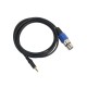 Καλώδιο 3m XLR 3 Pin Female to 1/8 3.5mm Stereo Jack Mic