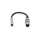 Καλώδιο 1/4 6.35mm Stereo Female Jack to XLR 3-Pin Female Audio Adapter Cable